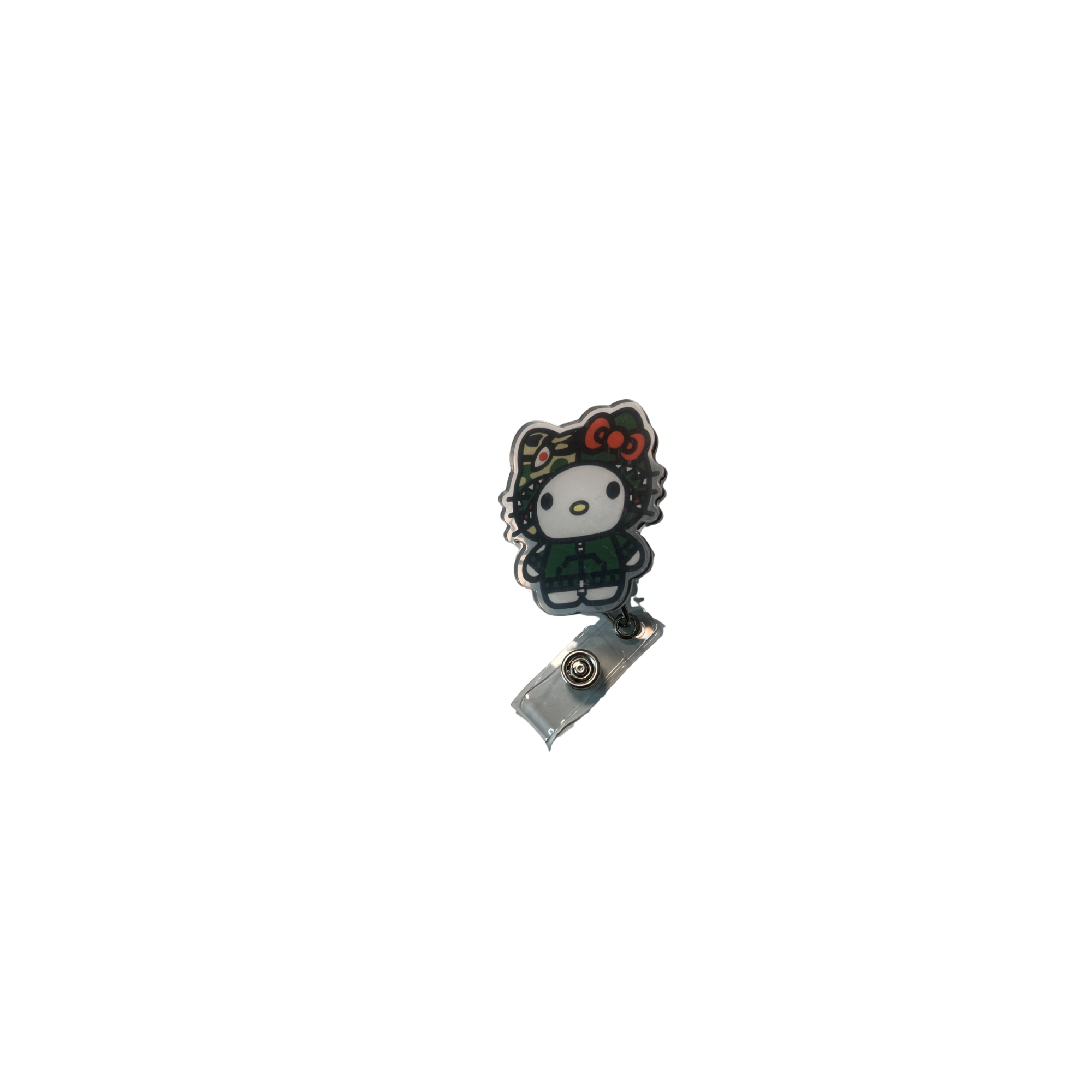 Camo Kitty Cutie Scrub Cap