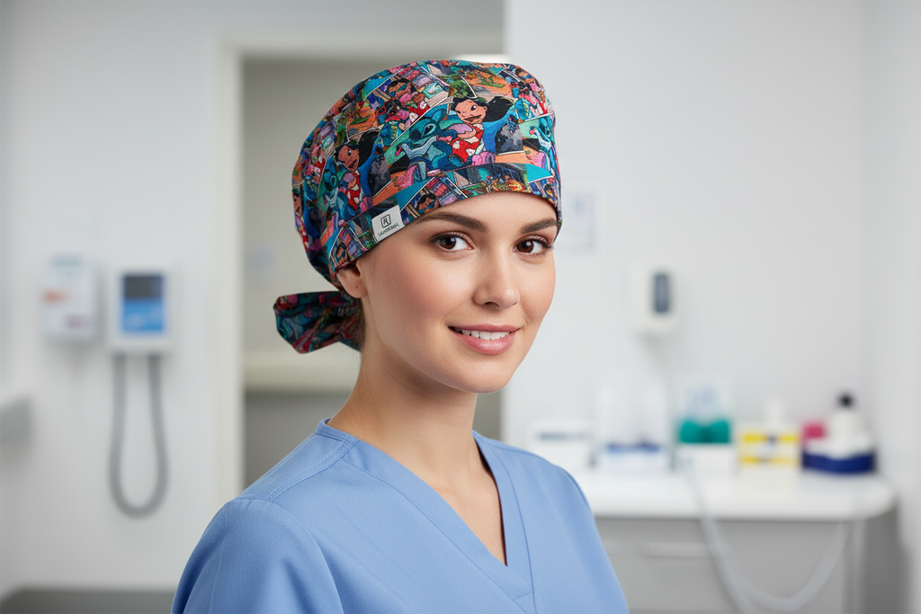 Pop Culture Luxe Scrub Cap & Badge Reel